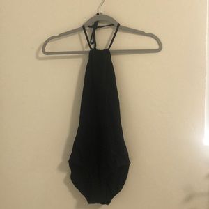 Backless Halter Bodysuit
